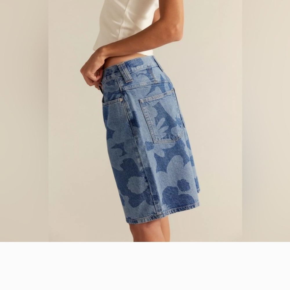 Free People We The Free Montana Shorts SZ. 29 Boho Bermuda Boyfriend - Picture 5 of 8
